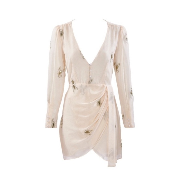 FOR LOVE & LEMONS SCORPION DRESS FREE PEOPLE REVOLVE STONE COLD FOX PLANET BLUE - Picture 5 of 14